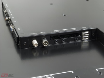 Встраиваемый телевизор для кухни AVS220K (черная рамка)